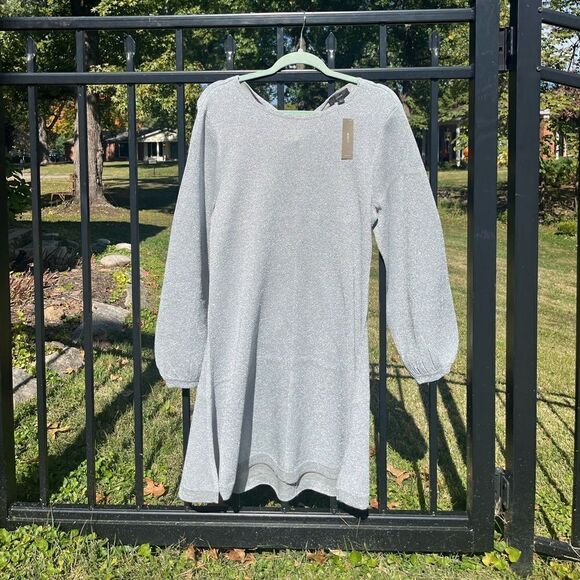 J Crew Lurex Twist Back Dress NWT - Picture 12 of 15